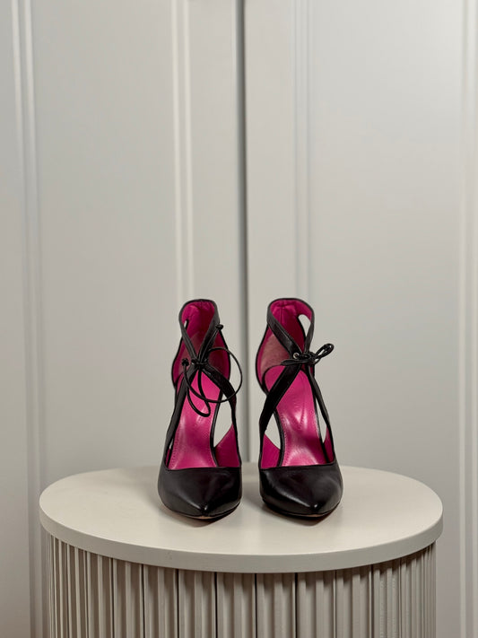 Leather heels - second life