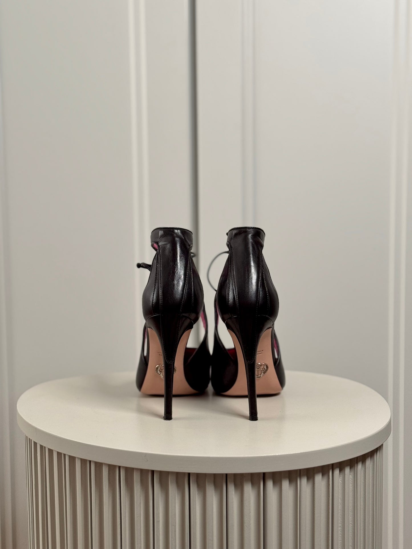 Leather heels - second life