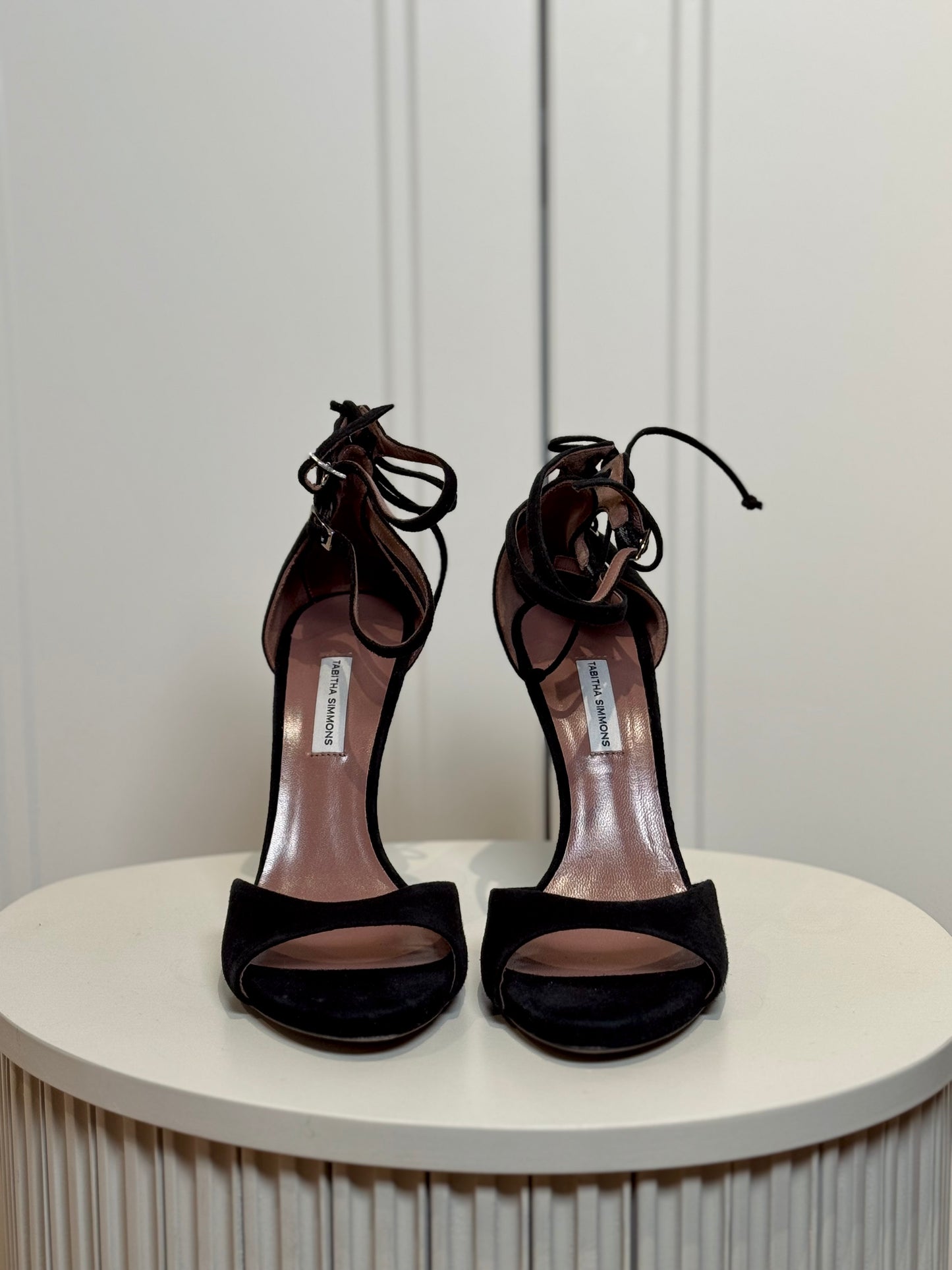 Black suede sandals - second life