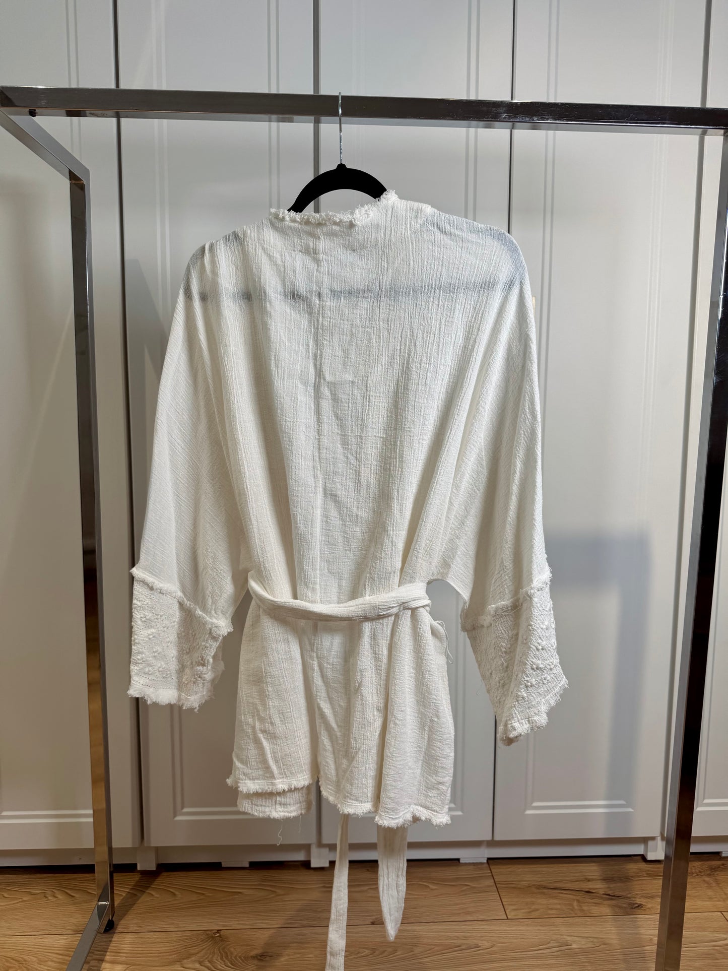 White cotton kaftan
