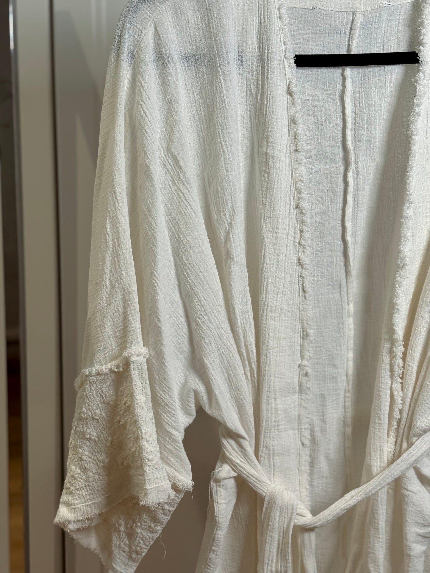 White cotton kaftan