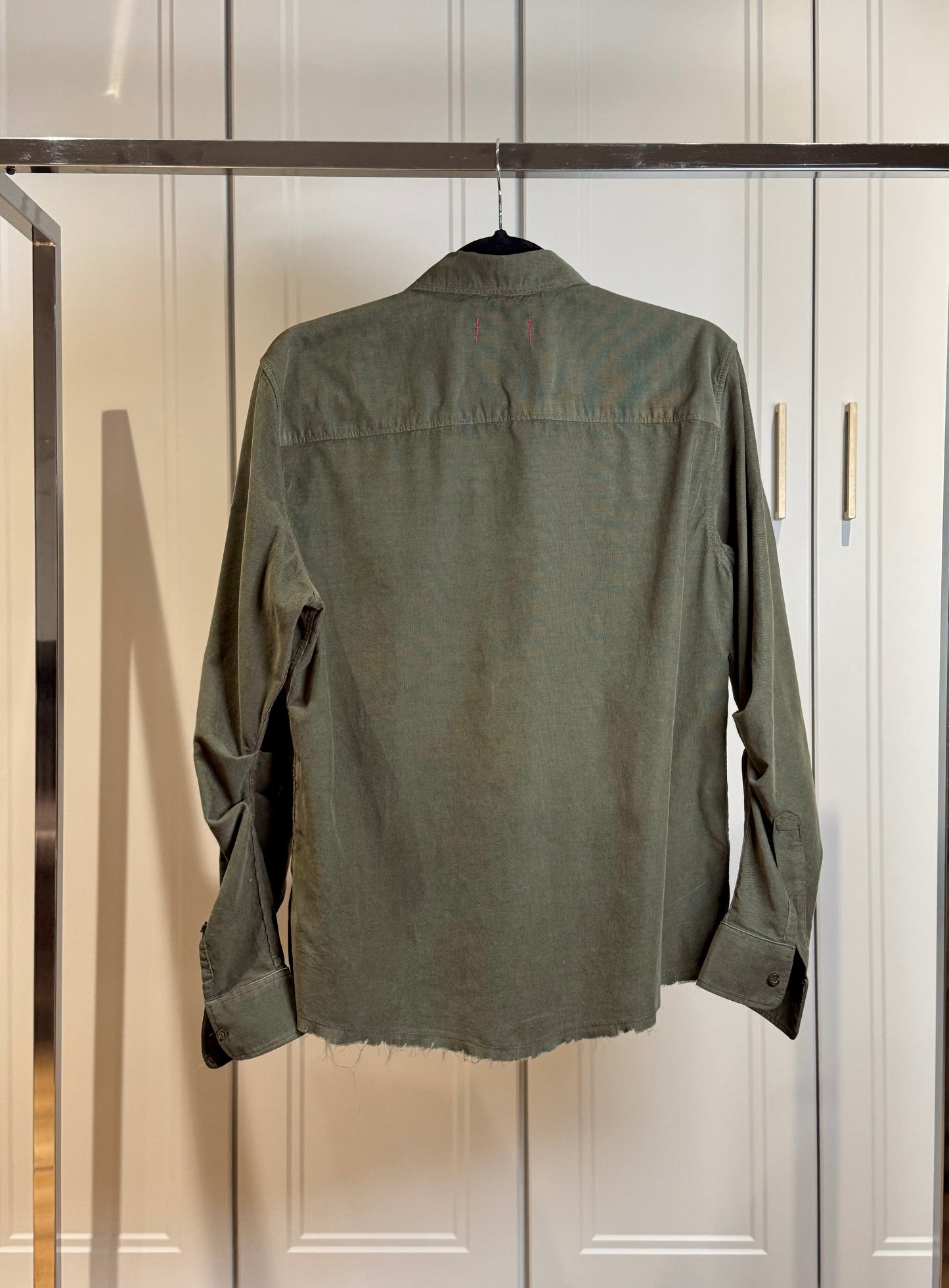Khaki Soft Corduroy Shirt