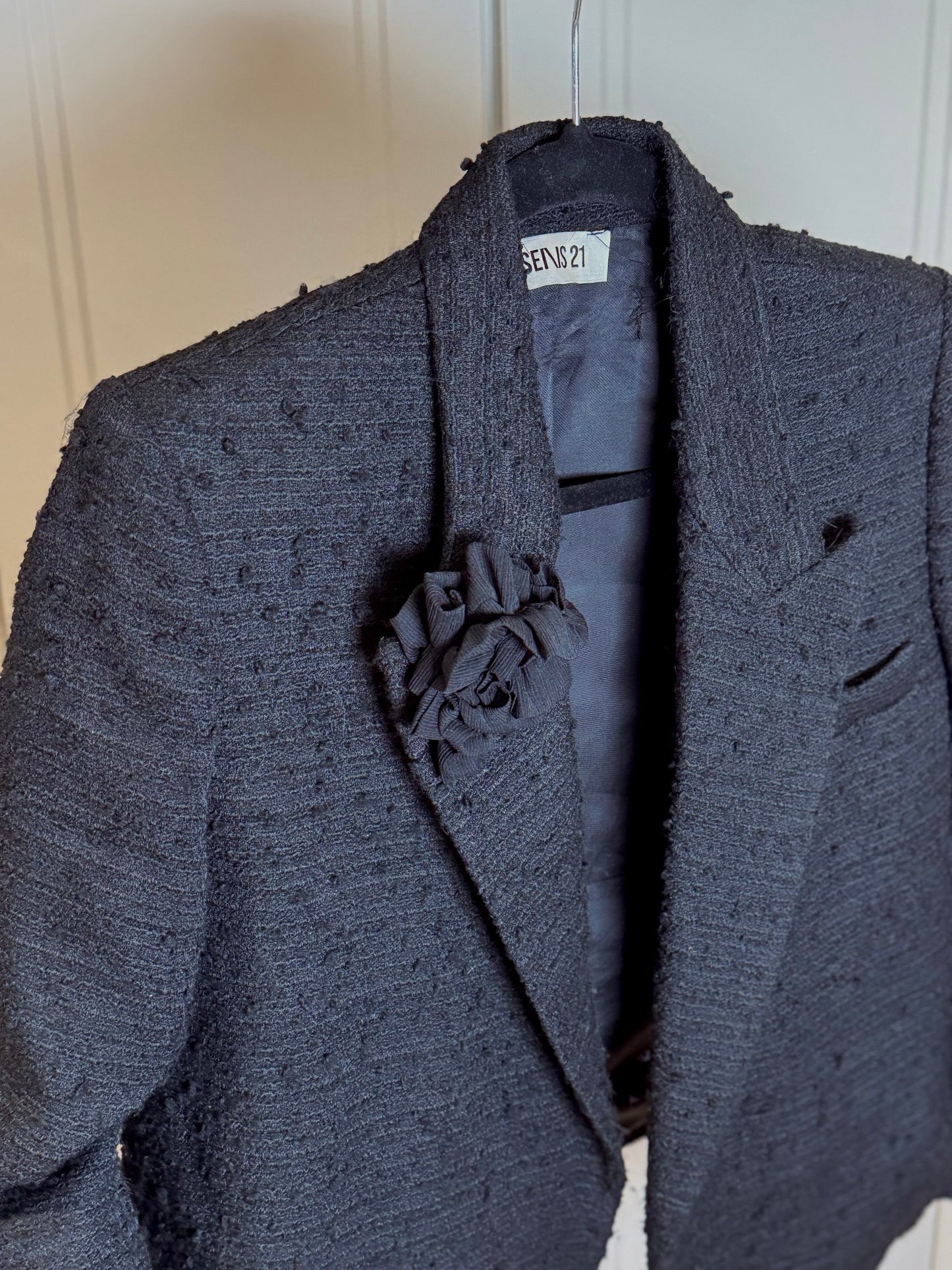 Black Jacquard Blazer