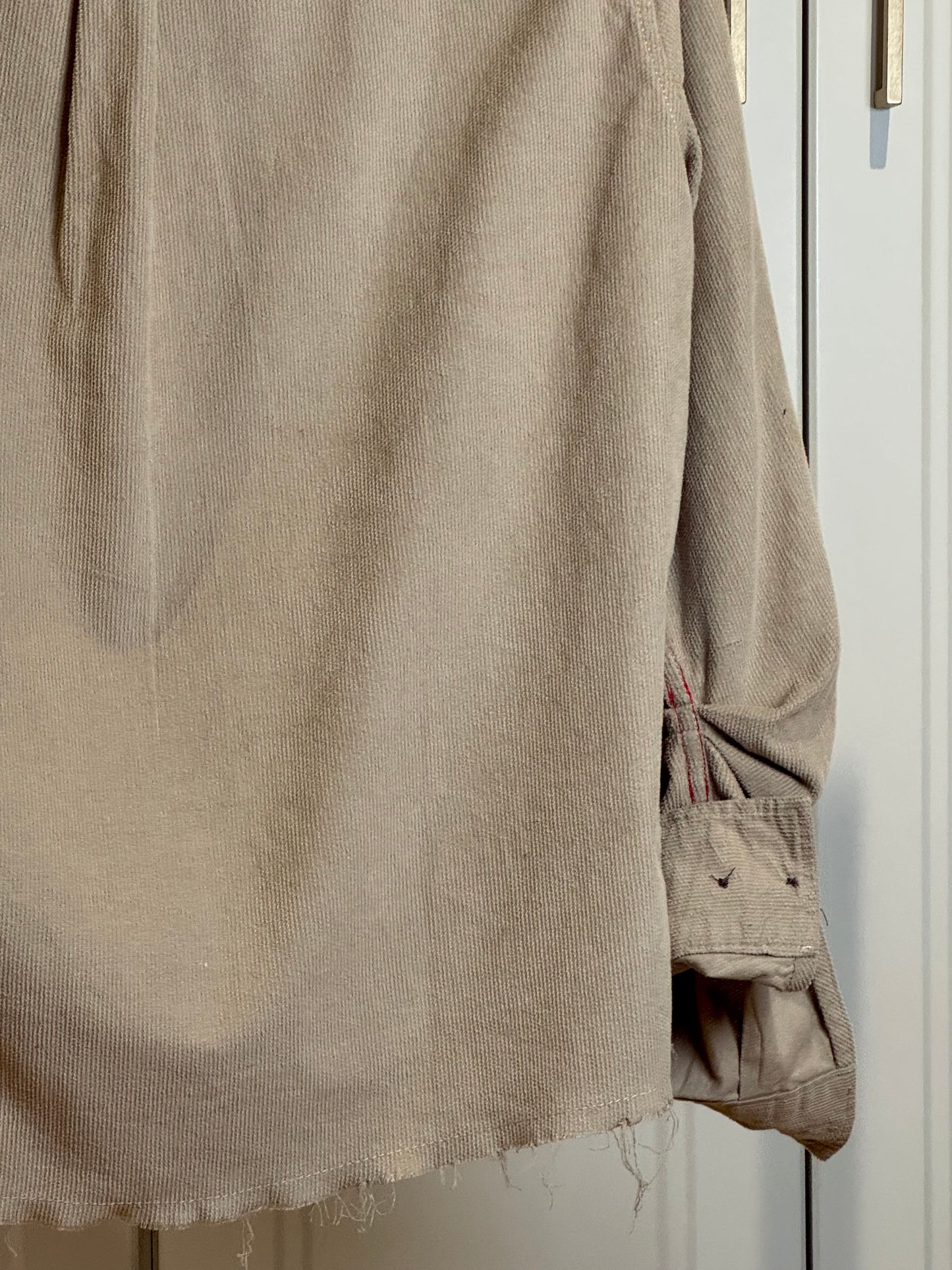 Beige Corduroy Shirt