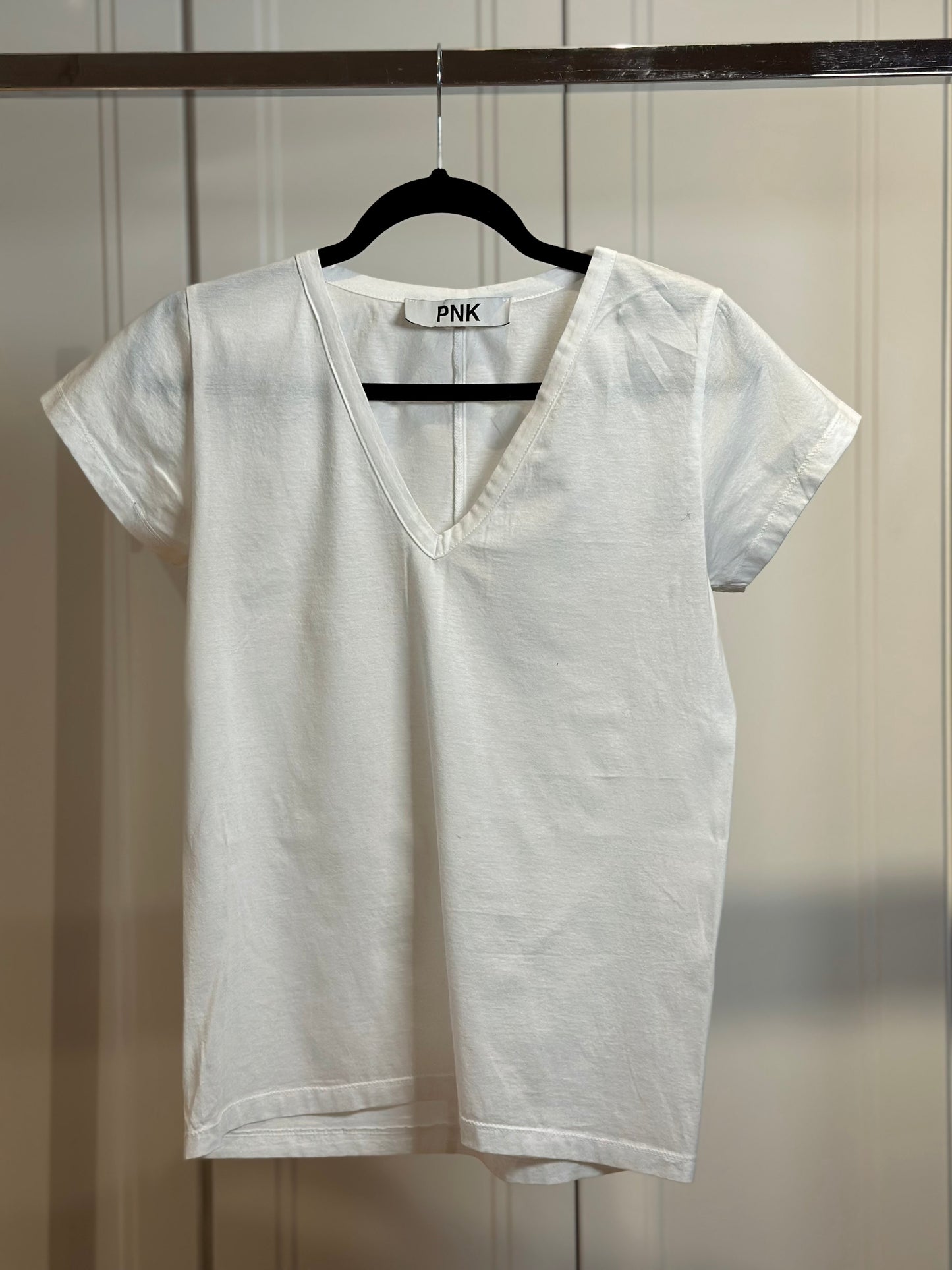 White cotton T-shirt