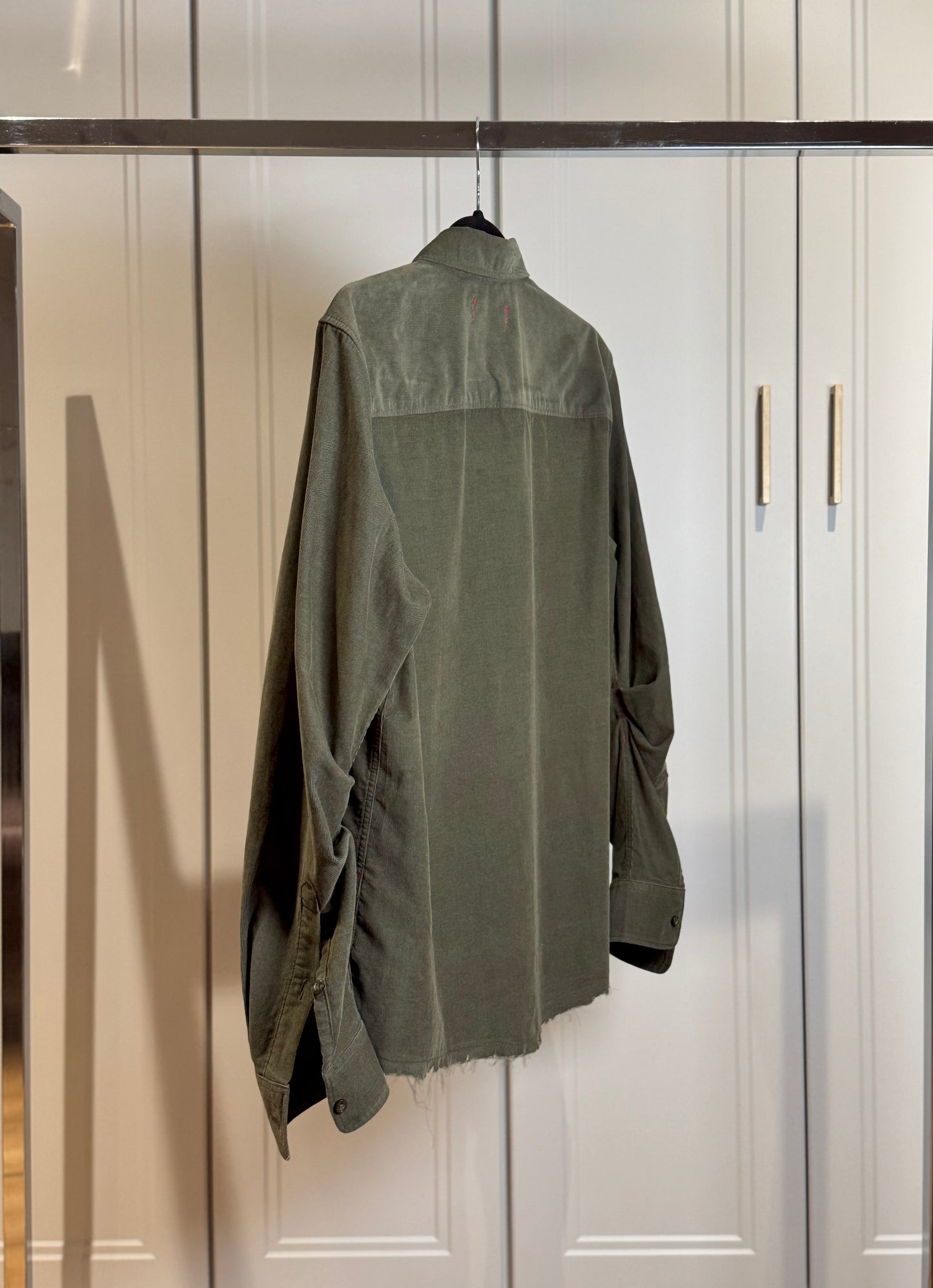 Khaki Soft Corduroy Shirt