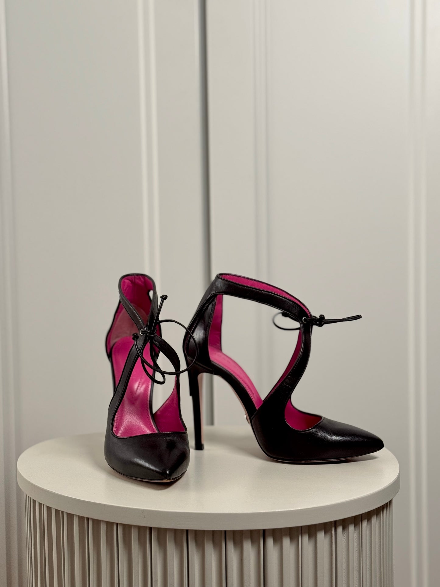 Leather heels - second life