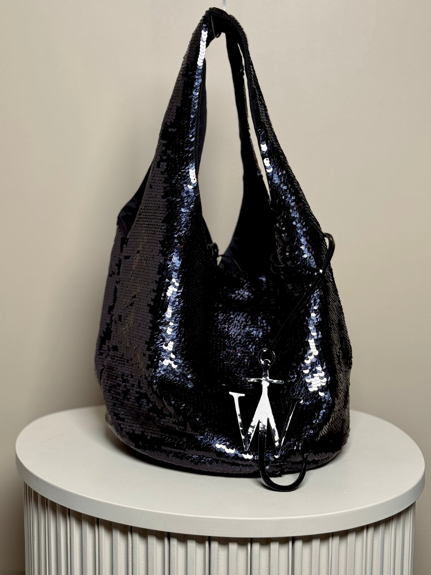 Sequin tote bag