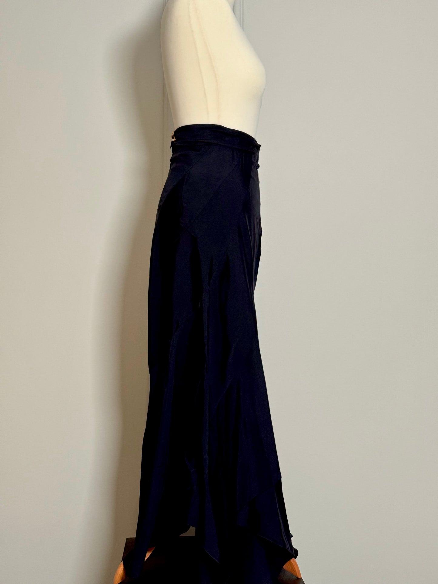 Navy maxi skirt