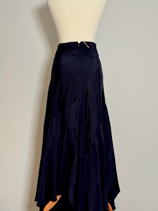 Navy maxi skirt