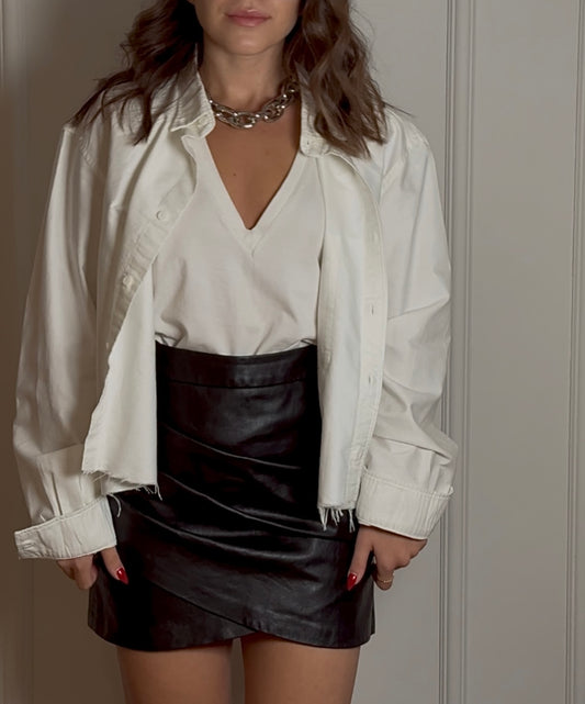 White Boxy Shirt