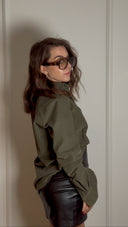 Khaki Soft Corduroy Shirt