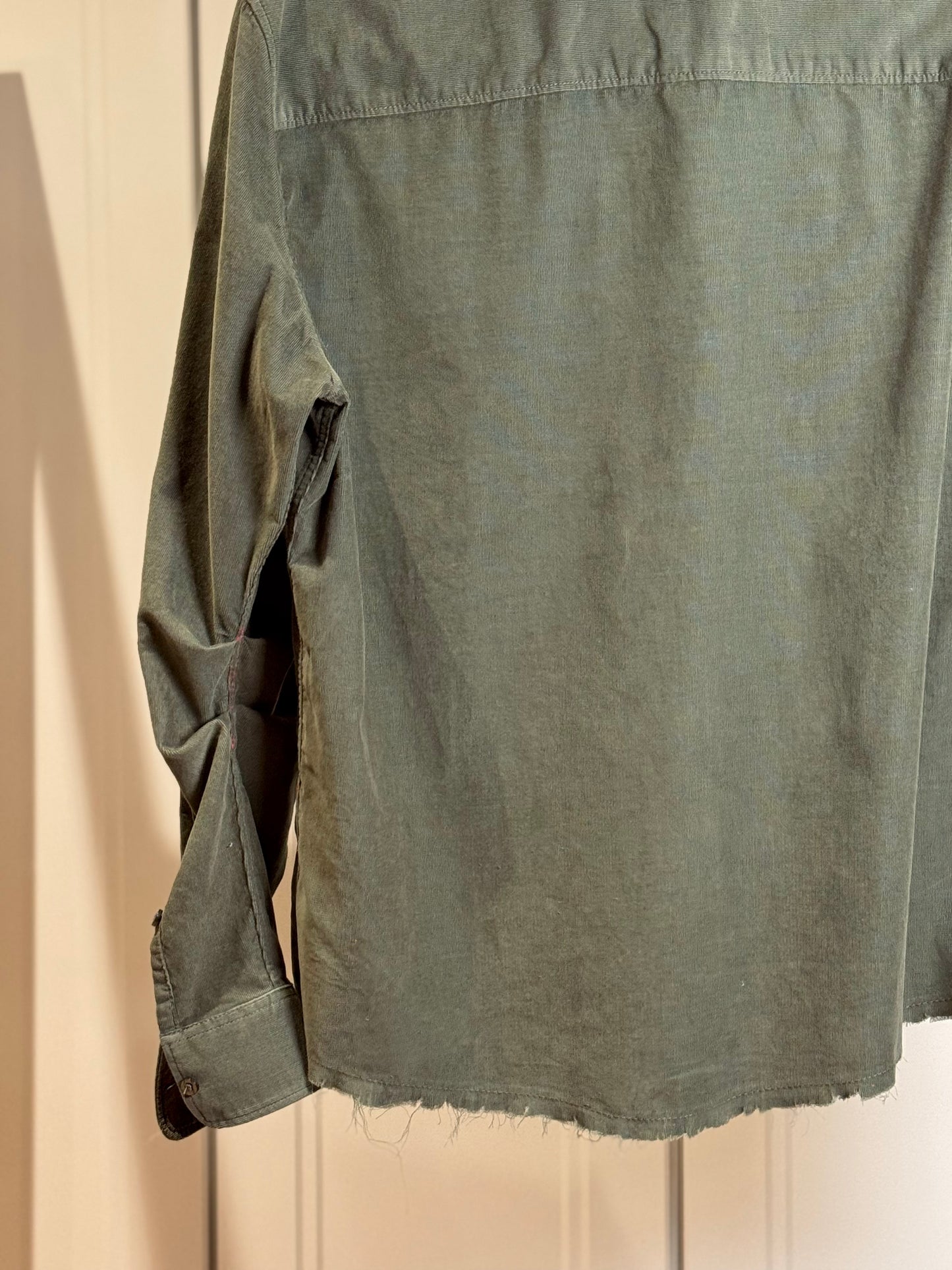 Khaki Soft Corduroy Shirt