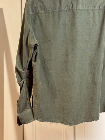 Khaki Soft Corduroy Shirt