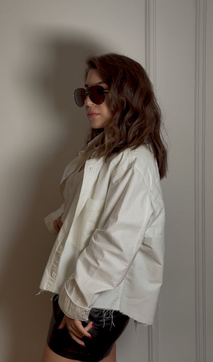 White Boxy Shirt