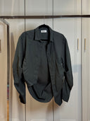 Dark Green Asymmetric Shirt
