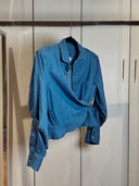 Retro Blue Denim Shirt