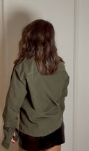 Khaki Soft Corduroy Shirt