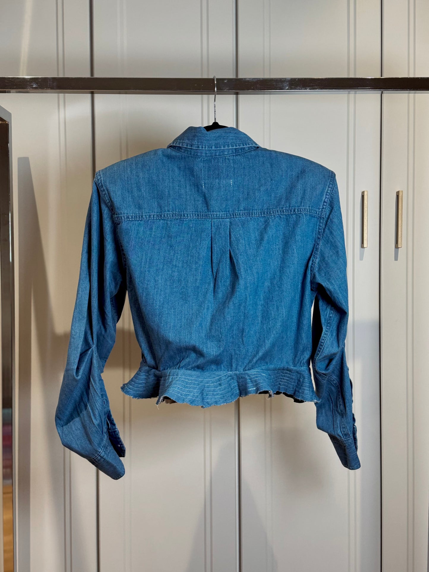 Retro Blue Denim Shirt