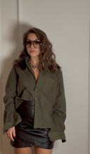 Khaki Soft Corduroy Shirt