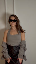 Maieu cu spate decupat