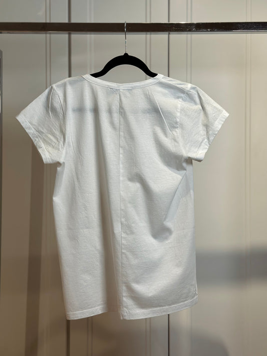 White cotton T-shirt