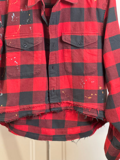 Red Checked Cotton Shirt