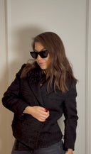 Black Jacquard Blazer