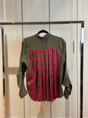 Khaki Tartan Cotton Shirt
