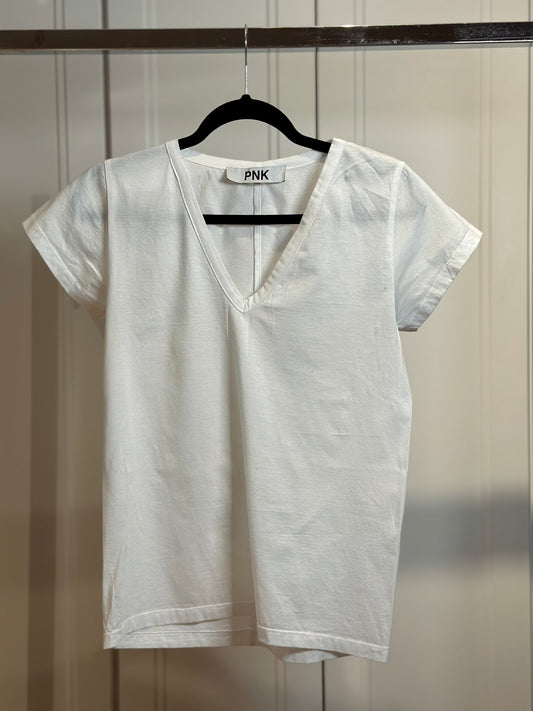 White cotton T-shirt