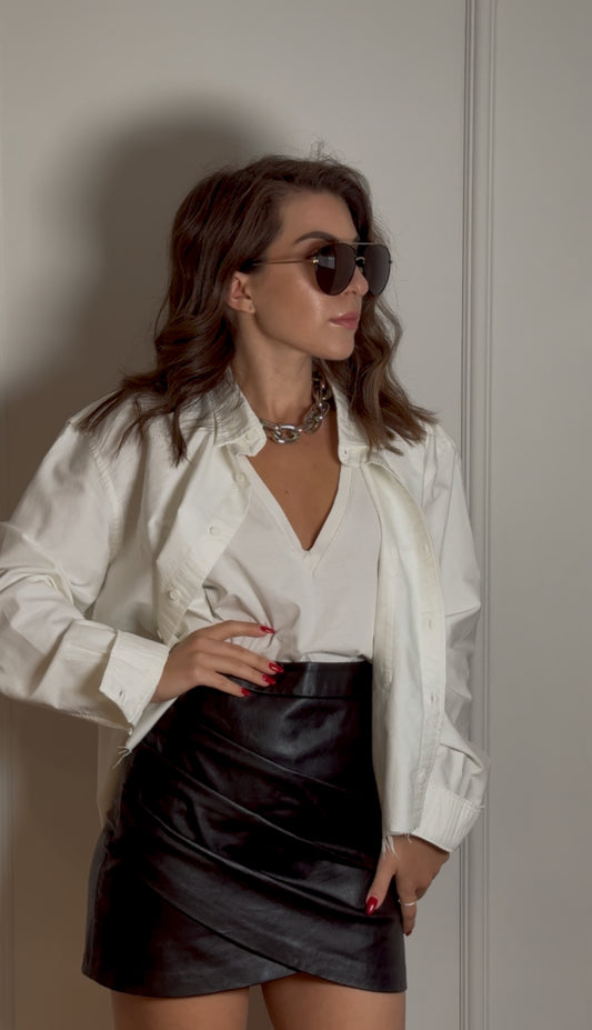 White Boxy Shirt