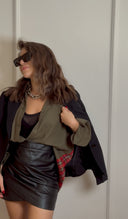 Khaki Tartan Cotton Shirt