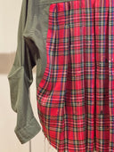 Khaki Tartan Cotton Shirt