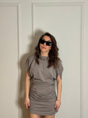 Fustă mini încrețită