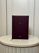 Burgundy notebook DOR