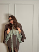 Reversible lace tunic top