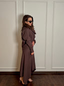 Fustă midi asimetrică