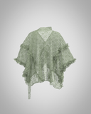 Reversible lace tunic top