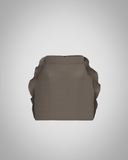 Dark taupe mini skirt