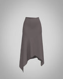 Fustă midi asimetrică