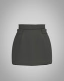 Fustă mini din lână virgină